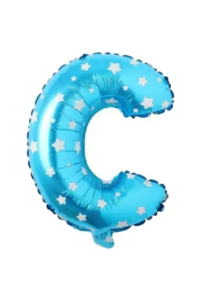 16 INC Mavi Yıldızlı Balon C