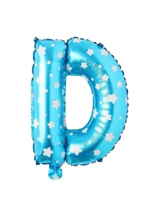 16 INC Mavi Yıldızlı Balon D