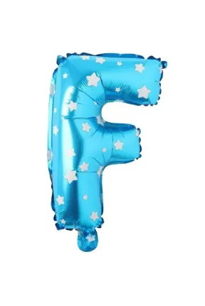 16 INC Mavi Yıldızlı Balon F