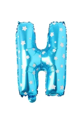 16 INC Mavi Yıldızlı Balon H