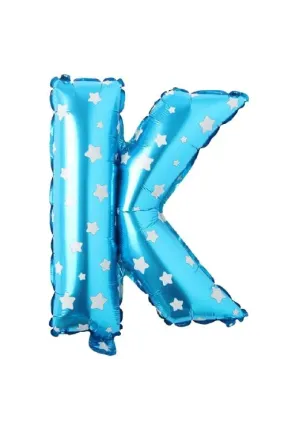16 INC Mavi Yıldızlı Balon K