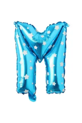 16 INC Mavi Yıldızlı Balon M