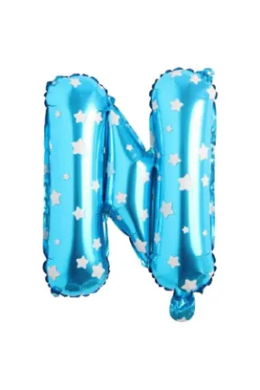 16 INC Mavi Yıldızlı Balon N