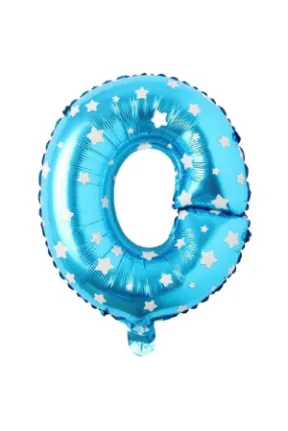 16 INC Mavi Yıldızlı Balon O