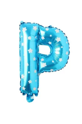 16 INC Mavi Yıldızlı Balon P