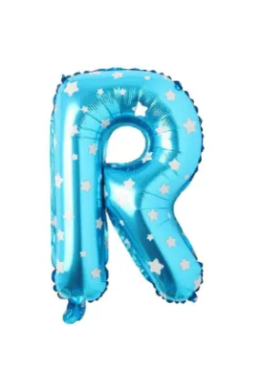 16 INC Mavi Yıldızlı Balon R