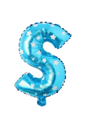 16 INC Mavi Yıldızlı Balon S