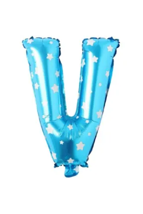 16 INC Mavi Yıldızlı Balon V