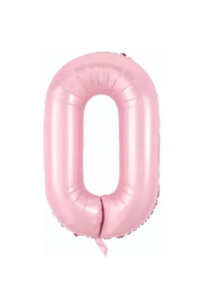 0- RAKAM 34 İNC PEMBE RENK BALON 76 CM