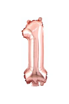 1- RAKAM 34 İNC ROSEGOLD RENK BALON 76 CM