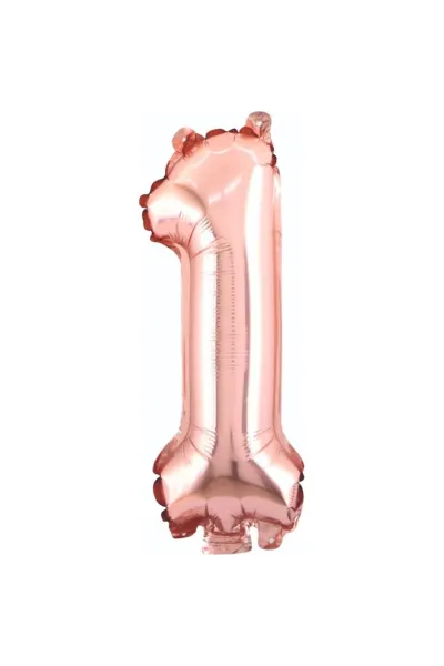 1- RAKAM 34 İNC ROSEGOLD RENK BALON 76 CM