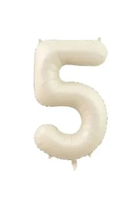 5- RAKAM 34 İNC KREM RENK BALON 76 CM 5- RAKAM 34 İNC KREM RENK BALON 76 CM