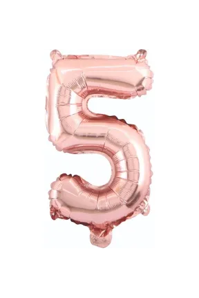 5- RAKAM 34 İNC ROSEGOLD RENK BALON 76 CM 5- RAKAM 34 İNC ROSEGOLD RENK BALON 76 CM