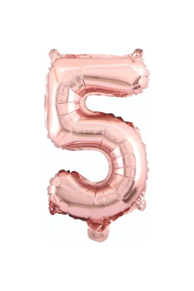 5- RAKAM 34 İNC ROSEGOLD RENK BALON 76 CM
