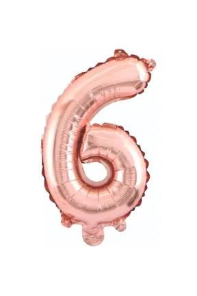 6- RAKAM 34 İNC ROSEGOLD RENK BALON 76 CM 6- RAKAM 34 İNC ROSEGOLD RENK BALON 76 CM