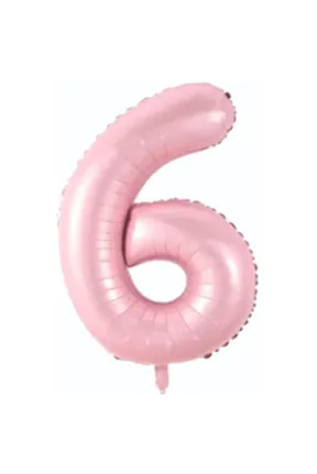 6- RAKAM 34 İNC PEMBE RENK BALON 76 CM 6- RAKAM 34 İNC PEMBE RENK BALON 76 CM
