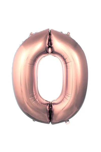0- RAKAM 40 İNC ROSEGOLD RENK BALON 100 CM