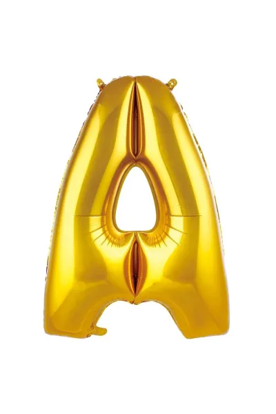 A- HARF 40 İNC GOLD RENK BALON 100 CM