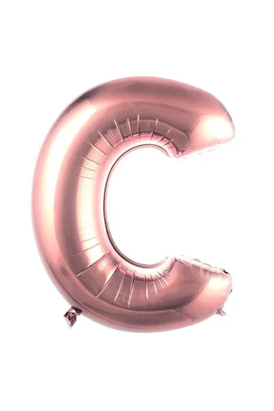 C- HARF 40 İNC ROSEGOLD RENK BALON 100 CM