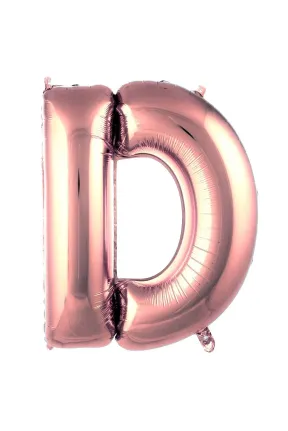 D- HARF 40 İNC ROSEGOLD RENK BALON 100 CM