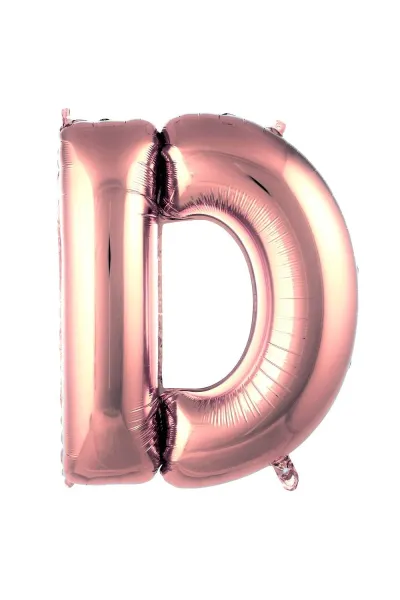 D- HARF 40 İNC ROSEGOLD RENK BALON 100 CM