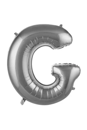 G- HARF 40 İNC GÜMÜŞ RENK BALON 100 CM