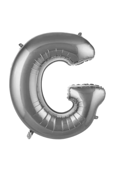 G- HARF 40 İNC GÜMÜŞ RENK BALON 100 CM