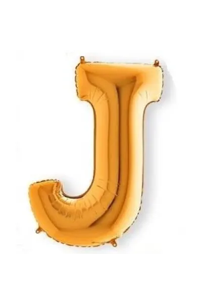 J- HARF 40 İNC GOLD RENK BALON 100 CM