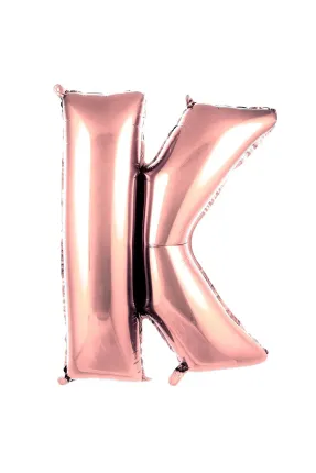K- HARF 40 İNC ROSEGOLD RENK BALON 100 CM