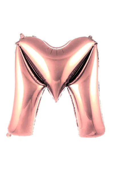 M- HARF 40 İNC ROSEGOLD RENK BALON 100 CM