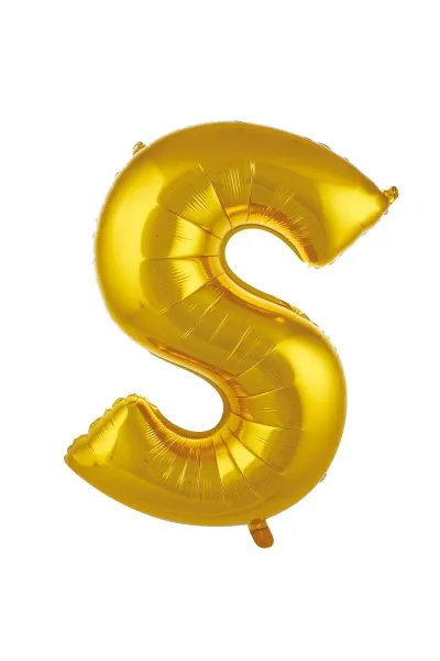 S- HARF 40 İNC GOLD RENK BALON 100 CM