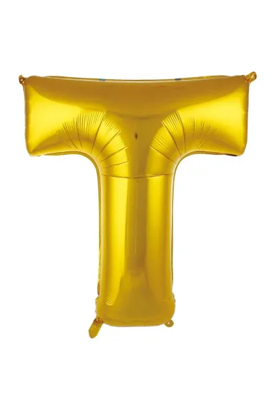 T- HARF 40 İNC GOLD RENK BALON 100 CM
