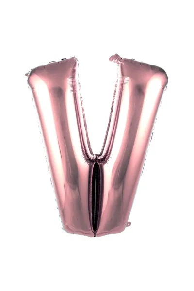 V- HARF 40 İNC ROSEGOLD RENK BALON 100 CM