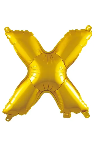 X- HARF 40 İNC GOLD RENK BALON 100 CM