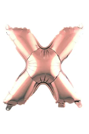 X- HARF 40 İNC ROSEGOLD RENK BALON 100 CM