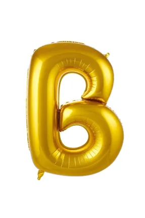 B- HARF 40 İNC GOLD RENK BALON 100 CM