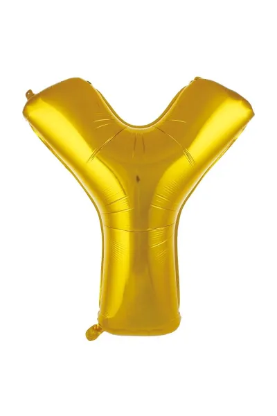 Y- HARF 40 İNC GOLD RENK BALON 100 CM