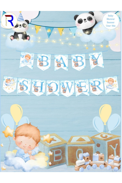 Toptan Retro Kahve Kaligrafi Uzar Süs ve Banner Set