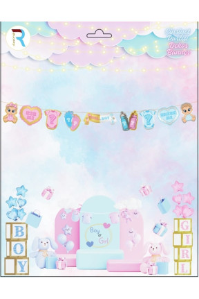 Toptan Cinsiyet Dekor Banner