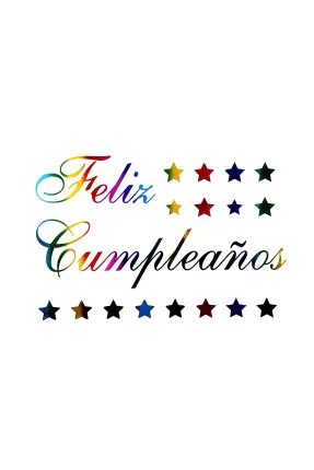 FELİZ COMPLEANOS GÖKKUŞAĞI RENKLİ YAPIŞKANLI BALON STİCKER