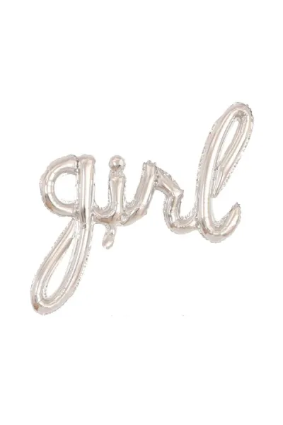 GİRL GÜMÜŞ FOLYO BALON 55,4*88,5