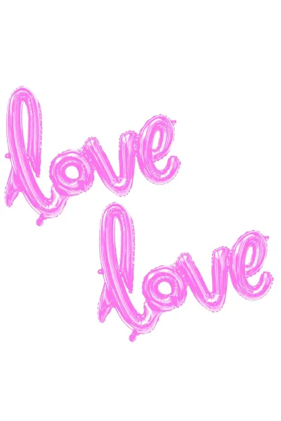 KÜÇÜK LOVE PEMBE FOLYO BALON 36*54CM