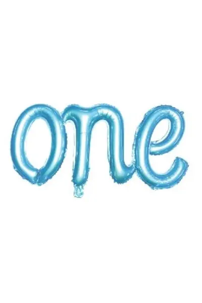 ONE MAVİ FOLYO BALON 50*107