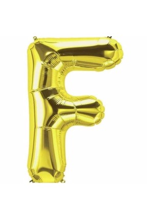 TOPTAN  16 INC FOLYO BALON HARF ALTIN F