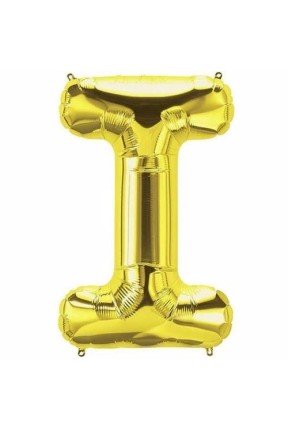 TOPTAN  16 INC FOLYO BALON HARF ALTIN I