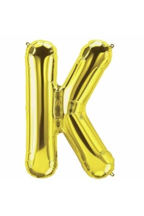 TOPTAN  16 INC FOLYO BALON HARF ALTIN K