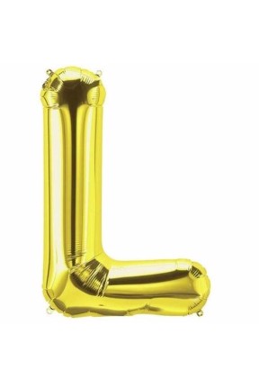 TOPTAN  16 INC FOLYO BALON HARF ALTIN L