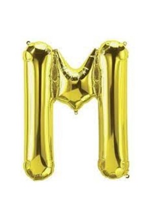 TOPTAN  16 INC FOLYO BALON HARF ALTIN M