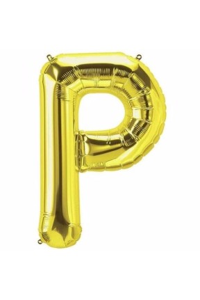 TOPTAN  16 INC FOLYO BALON HARF ALTIN P