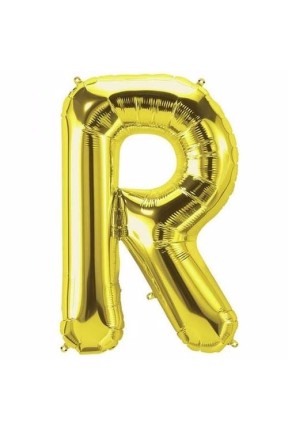 TOPTAN  16 INC FOLYO BALON HARF ALTIN R